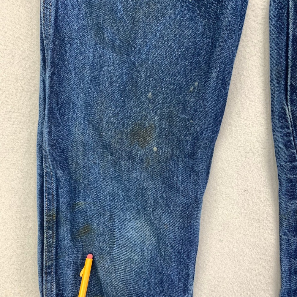 Rustler Jeans Mens 32x34 Boot Cut Faded Distressed Cowboy Retro Workwear Rodeo‎ - Picture 9 of 14